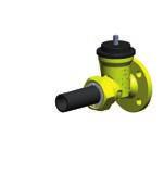 series M for potable water or gas Operation: with hand wheel with stem extension set (for underground installation) connection as per GW 336 1 Materials: body: ductile cast iron EN-GJS--7 (JS-10) as