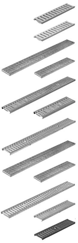 7 x 4.8 152306 2.6 galvanized slotted 39.8 x 4.8 152101 5.1 grating (no TopFix) galvanized slotted 19.7 x 4.8 152106 2.9 grating (no TopFix) stainless steel 39.8 x 4.8 152201 4.6 stainless steel 19.