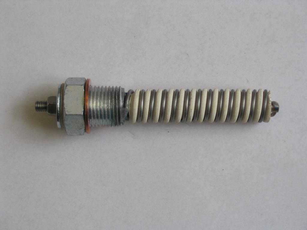 Glow Plug Location: Within fuel evaporator Description: Kanthal wire wound ceramic rod, 7/8 screwed ferrule with electrical terminal