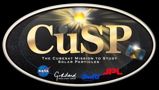 SWRI CubeSat Mission to Study Solar Particles (CuSP) VACCO
