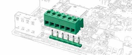 - CSM Functional characteristics Dimensional class: low 0 RoHS 2011/65/EU Standard colour: green Dimensions: 14 x 11.5 mm (.551 x.453 in) 10 20 30 mm ½ 1 in Max approved wire size: solid: 2.