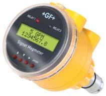 Signet 2551 Magmeter Flow Sensor Available in a variety of wetted materials and ideal for pipe sizes up to DN900 (36 in.