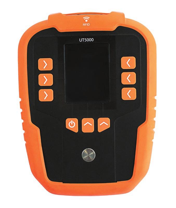 thickness through painted surfaces Drop-down menus to select the correct material velocity UT5000 Intrinsically Safe thickness gauge with CorDEX CONNECT measures metal thickness for Non-Destructive
