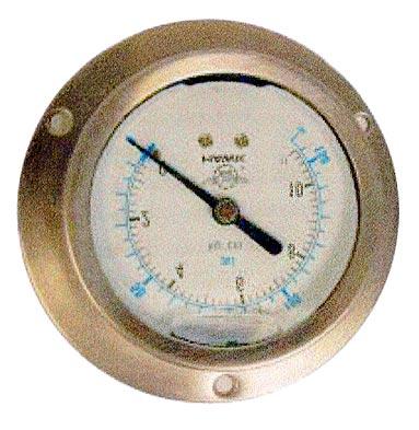 All Stainless Steel / SS Case Pressure Gauge 23L, 23B Series HAWK 23L and 23B series bourdon tube all stainless steel pressure gauges with front flange are designed to fulfill the requirements of