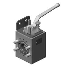 cranked DN16-32 16 = steel bolt-on handle, cranked DN40-80 Surface protection.