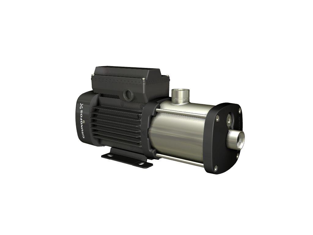 Position Qty. Description 1 CM3-6 A-R-G-E-AQQE Product No.: On request Compact, reliable, horizontal, multistage, end-suction centrifugal pump with axial suction port and radial discharge port.