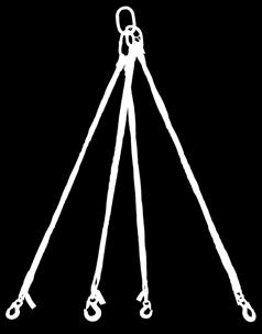 AS1353.1 for Hi-Tech Flat Web Slings and AS4497.1 for Supra Plus Roundslings. Multi-leg round sling example Multi-leg flat sling example Ordering Information 1.