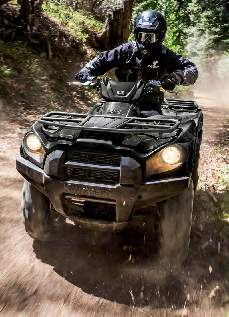 BRUTE FORCE 750 Colours The Electronic Power Steering Brute Force 750 4X4i EPS marries a sturdy yet refined fuel-injected, water-cooled, V-twin engine with a 567 kg towing ability plus electronically