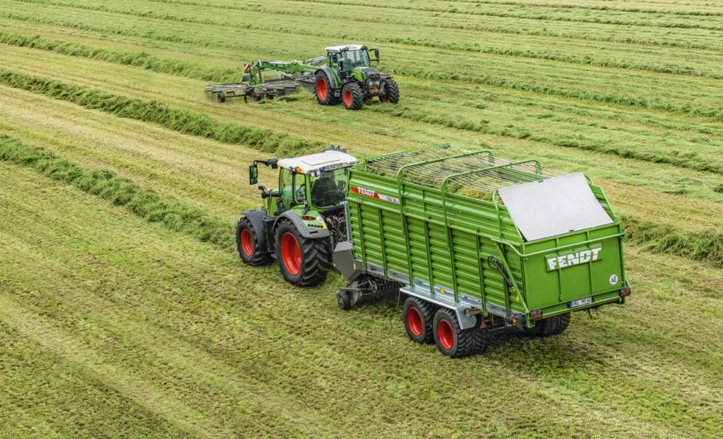 For even more flexibility and a wider range of applications, you can install a silage table with 16 additional knives. So you are also on the move when it comes to silage.