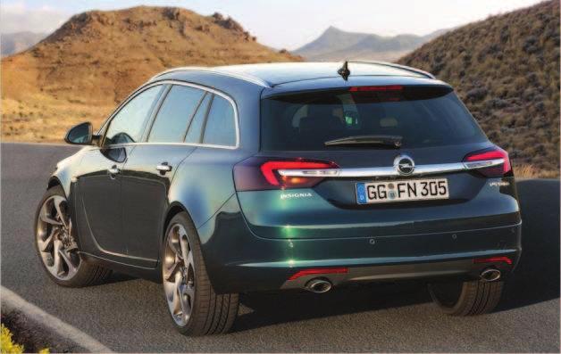 Opel Insignia Station wagon Facelift Model 2013 Introduction: 09-2013