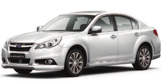 03-2013 Info: Facelift of the current Subaru Legacy with