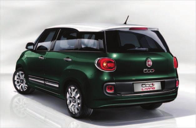 Fiat describes the 500L Living as a 5+2 seater, emphasising the part-time