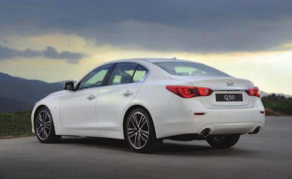 to use Infiniti's new naming scheme, and is designed to