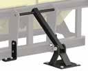 Drop spreader design applies materials directly below hopper, making it ideal for confined spaces or precision