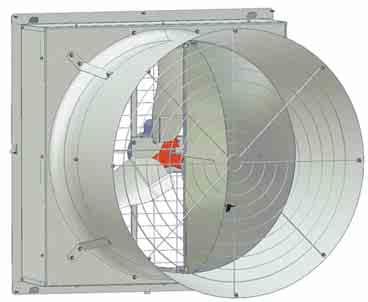 6" Galvanized Direct Drive Hyflo Fan Installation and Operators Instruction Manual Fan and Framing Dimensions Planning the layout of the spacing