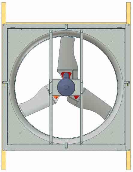 6" Galvanized Direct Drive Hyflo Fan Installation and Operators Instruction Manual Fan Installation ttaching