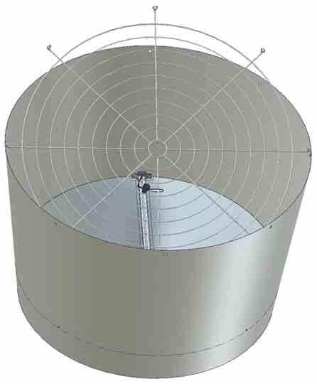 Fan Installation 6" Galvanized Direct Drive Hyflo Fan Installation and Operators Instruction Manual ttaching Fan Cable to Grill, and the