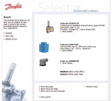 Selection Made Easy Need help selecting the right component for your application?