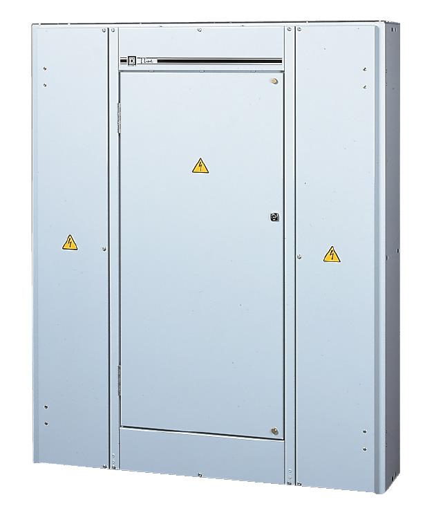 Panelboards - I-Line MCCB panelboards Size 2 630A Size 2 630A panelboards n Degree of protection IP3X n Door lock fitted as standard n Ample cabling space n I-Line busbar n Removable neutral link n