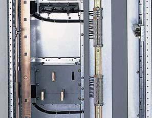withdrawable units Cable connection compartment at