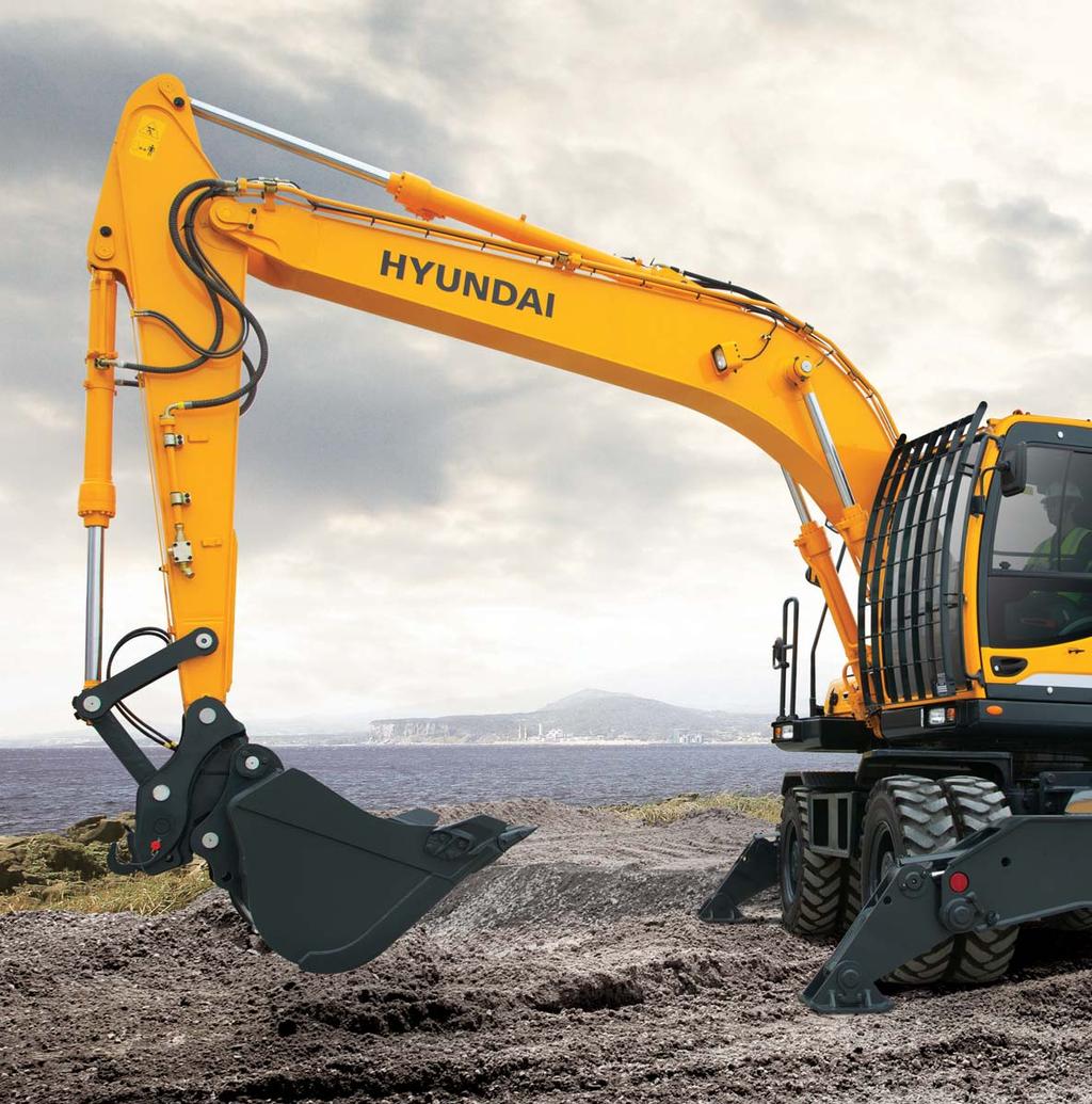 PRIDE AT WORK Hyundai Heavy Industries strives to build state-of-the art earthmoving equipment to give every operator maximum performance,