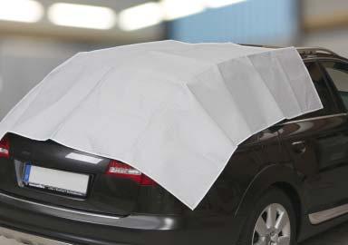 Tailored rear cover (O/N D-A 25-02) This special cover protects the rear part of estate and fastback cars.