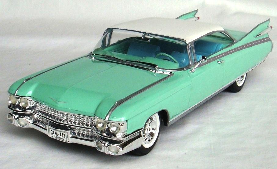 Of the hardtop Eldorado versions, only about 975 of the actual cars were produced making it a very collectable car It is said that the 1959 Cadillac had the biggest tailfins of any car before or