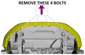 Remove these 4 bolts using a 10mm socket / wrench.