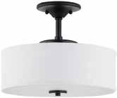 LED The Inspire LED flush mount is now available in a new Summer Linen Shade.