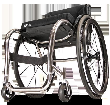 Product Description RGK Octane Manual Propelled Wheelchair A Backrest B Brakes C Rear Wheel D Front Castor E Front Castor Forks F Footplate G Footplate cover H