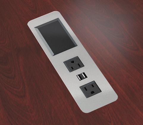 Product Details Surface Mounted Power with USB and Data AC-ELCV-09, AC-ELCV-10, AC-ELCV-11 See Electrical book Page 29 for