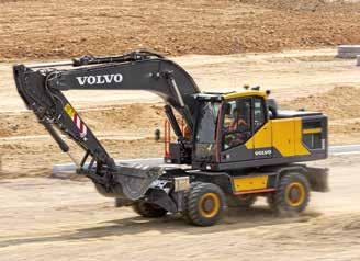 Get ready to work with the wheeled excavator, offering precise movements to help you maintain total control and unparalleled performance.
