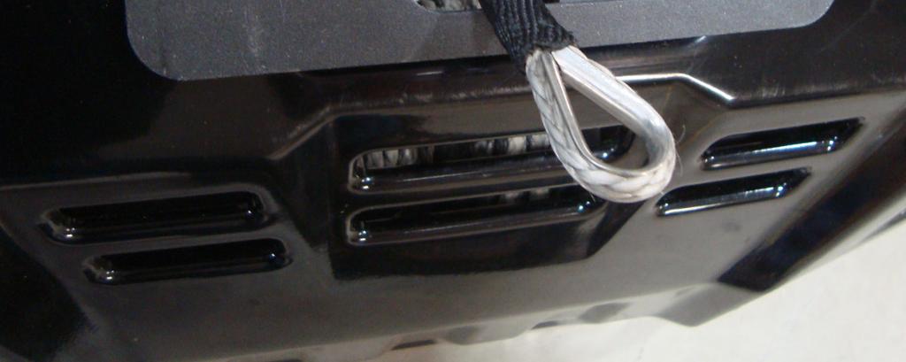 without using fairlead adapter plate, item 2. Inside hole Illustration 3-1 Hardware included with winch 3.