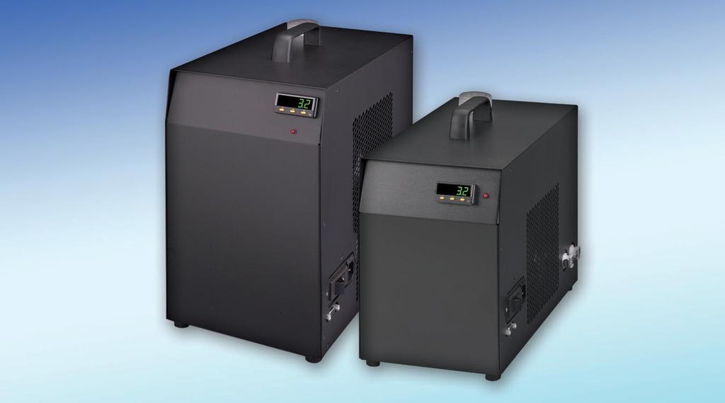 MRC Series Recirculating Thermoelectric Chillers MODEL WATTS CONTROL TEMP RANGE MRC300,DH2,HT,DVN 299 2 C to 40 C MRC150,DH2,HT,DVN 151 2 C to 40 C MRC series chillers are designed to cool lasers and