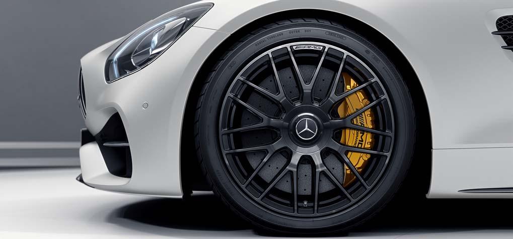 Wheel Options AMG GT C Coupe 19"/20" Mixed AMG Cross Spoke Forged - Diamond Black (RXD) Edition 50 Exclusive