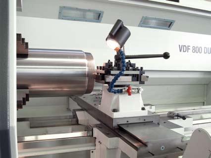 work zone Re-cutting of threads on a VDF 800 DUS Full enclosure Technical Data