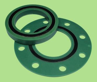 lange Isolation Gaskets 4 pipes Weld neck flange emale faced flange TA Luft Conversion of pressure units Combi-Seal-G200 The gasket is a composition of a G10 (Epoxy/ibres) reinforced retainer and a