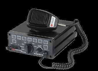 Sirens/Speakers Pathfinder 100/200 siren and light controller with P and noise-canceling microphone emote head and handheld controllers available 4-position progressive slide switch; 7-position