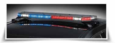 Light ars Integrity Low-profile, linear LED light bar Combines effective warning with the tactical benefits of floodlighting capability Integrated SignalMaster directional capability Integrity can be