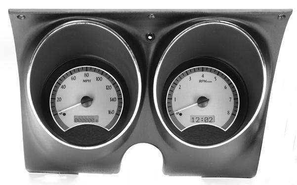 (R) and White (W) Display Colors The new VHX gauges