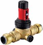 Pressure Reducing Valves 312 Compact Series Drop tight valve - controls the pressure under flow and no-flow conditions One piece, easy to replace cartridge contains all working parts Integral