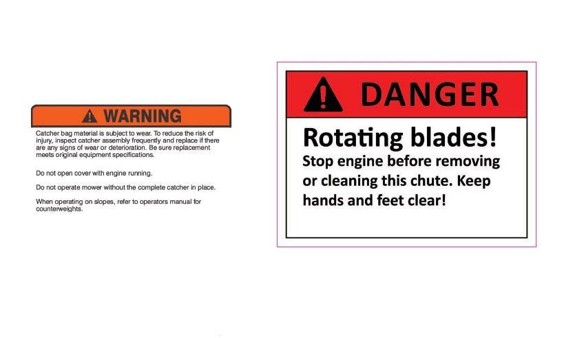 SAFETY DECALS This unit has been designed and manufactured to provide you with the safety and reliability.
