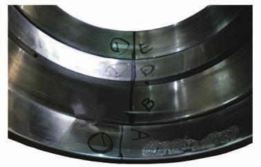 temperatures Photo 1-12 Outer ring of a cylindrical roller bearing for