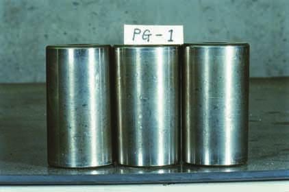 ball bearing Stepped wear on the outside surface and pocket surface of a machined high-tension