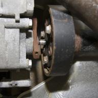 Q) 19 Re-install the driveshaft, starting with the front connection and