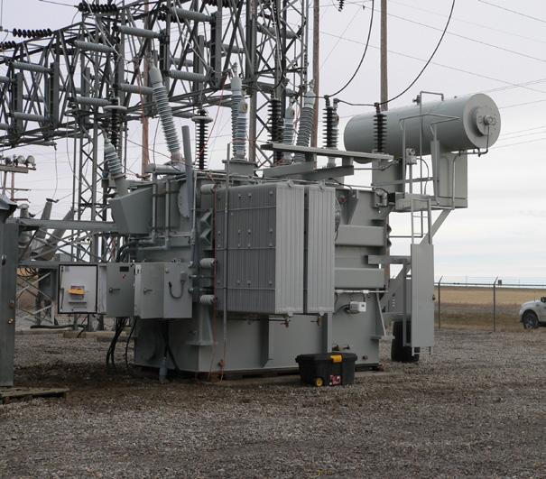 Substation and approximately two kilometres southeast of the Town of Hinton. A new structure on the existing 847L and 615L lines will also be required to connect this new bypass switch.