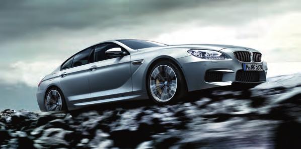 Introduction 2 THE BMW M6 GRAN COUPÉ. POWER MEETS BEAUTY. The personality of the BMW M6 Gran Coupé is immediately apparent in its strikingly athletic contours and sporty temperament.