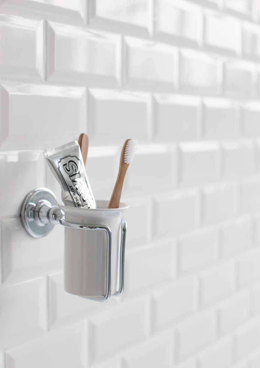 FINISHING TOUCHES Our range of accessories will provide the finishing touches to ensure your bathroom looks and functions
