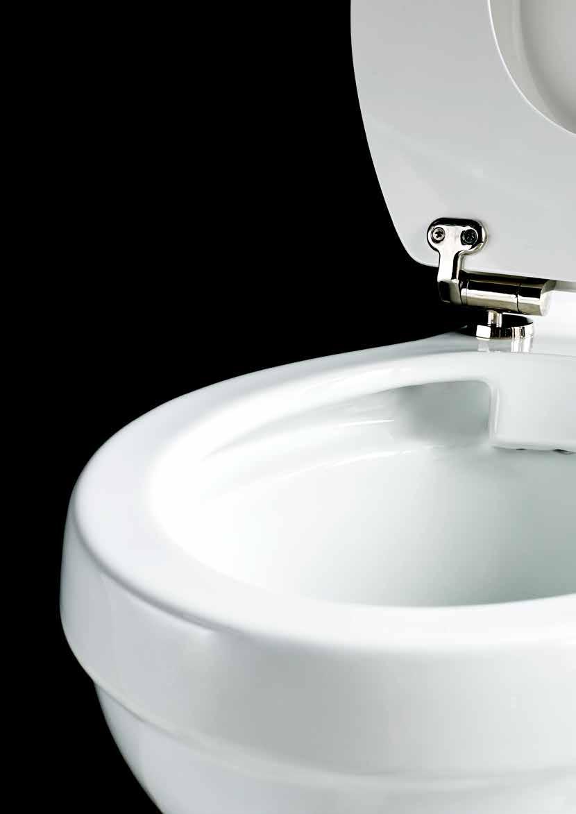Its powerful flush covers the entire ceramic bowl, making it the most hygienic option.