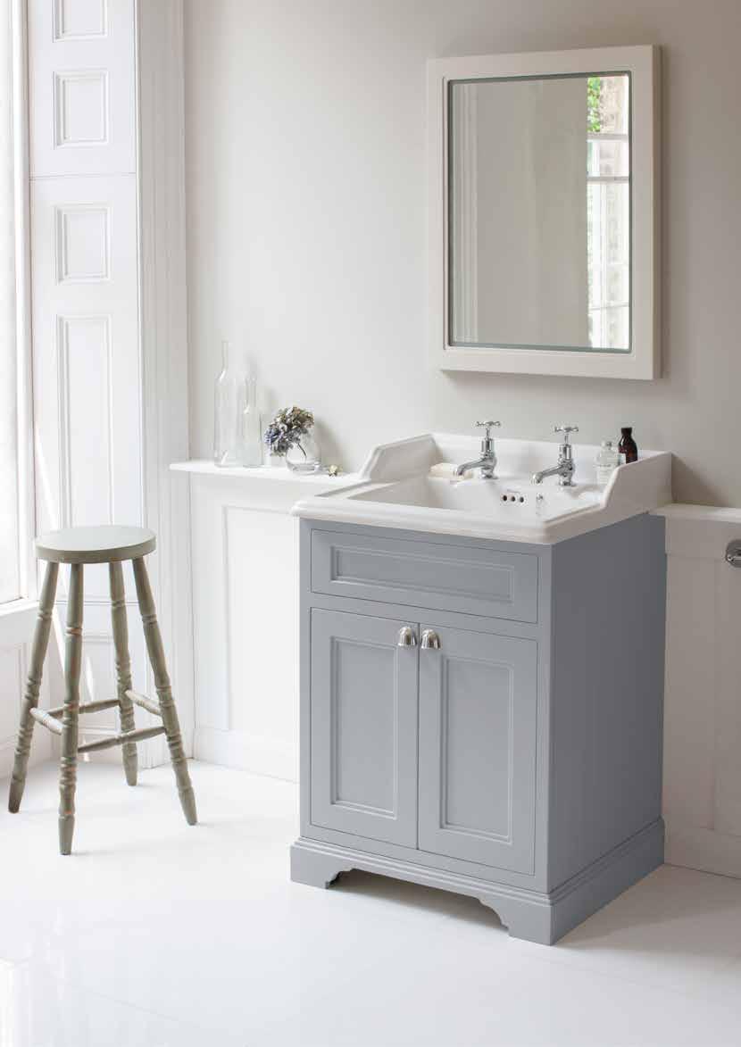 A range of beautifully traditional furniture solutions to add classic style and sophisticated British elegance to your bathroom.